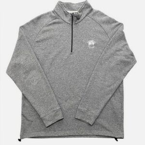 Dunning Golf Gray Quarter Zip Pullover Sweater Pebble Beach Golf Links. Mens L